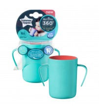 Cana EasyFlow 360 Handled, Tommee Tippee, 200 ml, 6luni+, Turquoise